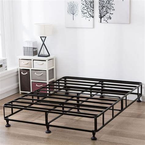 box spring metal bed frame queen|queen mattress and box spring set clearance.